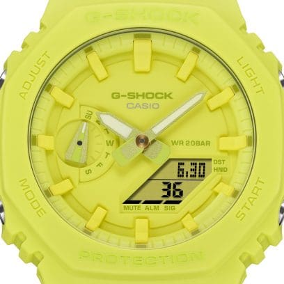 G-SHOCK GA-2100-9A9 手錶 黃色 #5