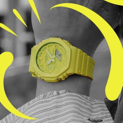 G-SHOCK GA-2100-9A9 手錶 黃色 #2