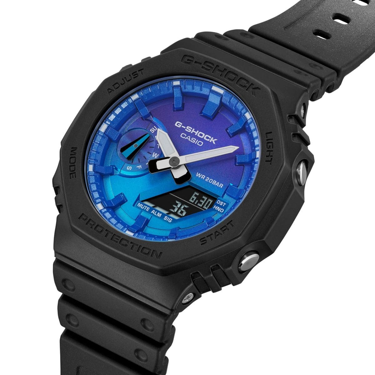 G-SHOCK GA-2100FL-1A 手錶 黑色 #11