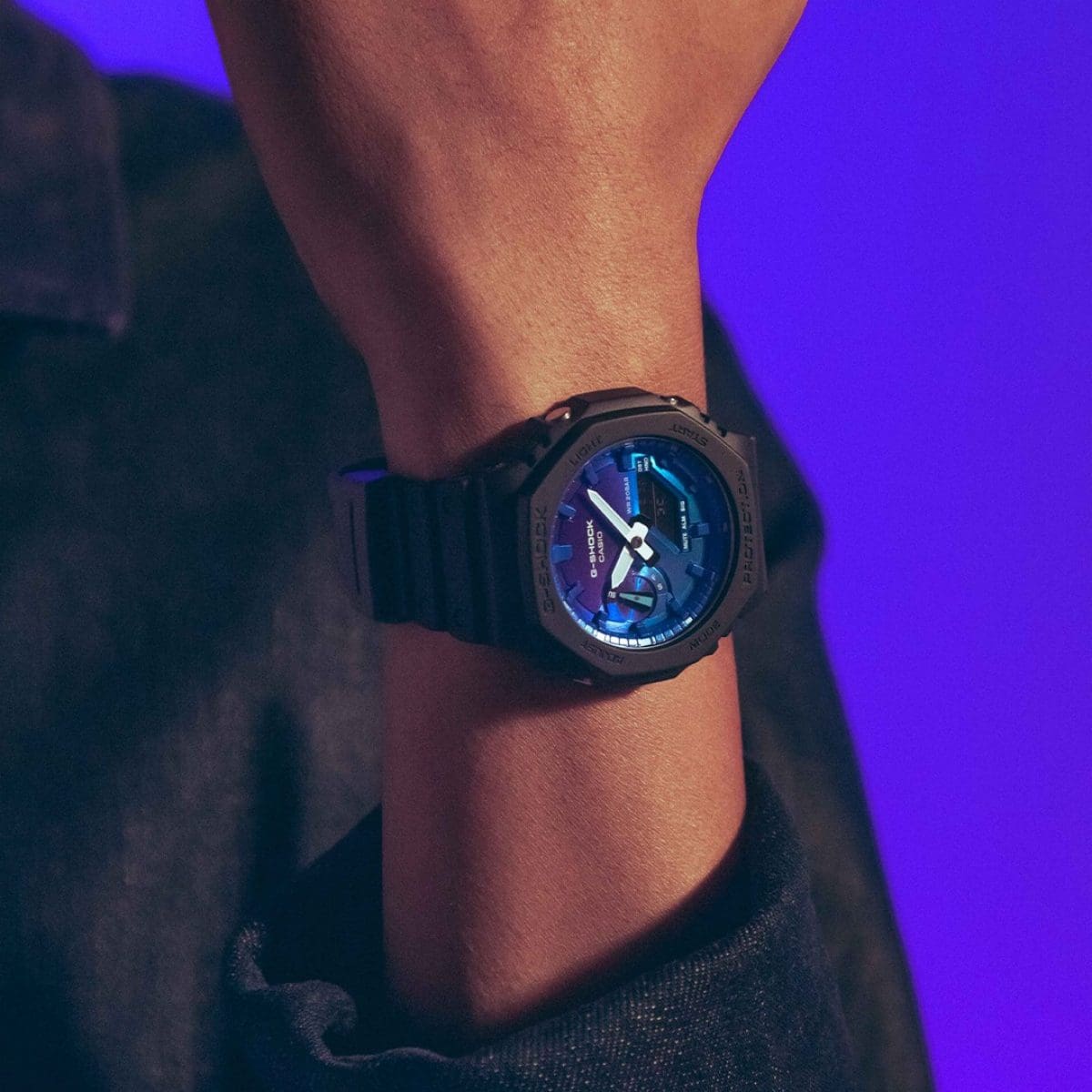 G-SHOCK GA-2100FL-1A 手錶 黑色 #2