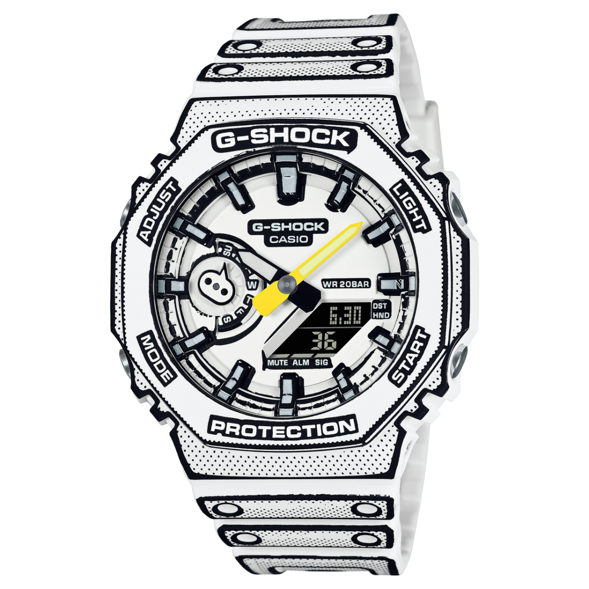 G-SHOCK GA-2100MNG-7A 手錶 白色 #1