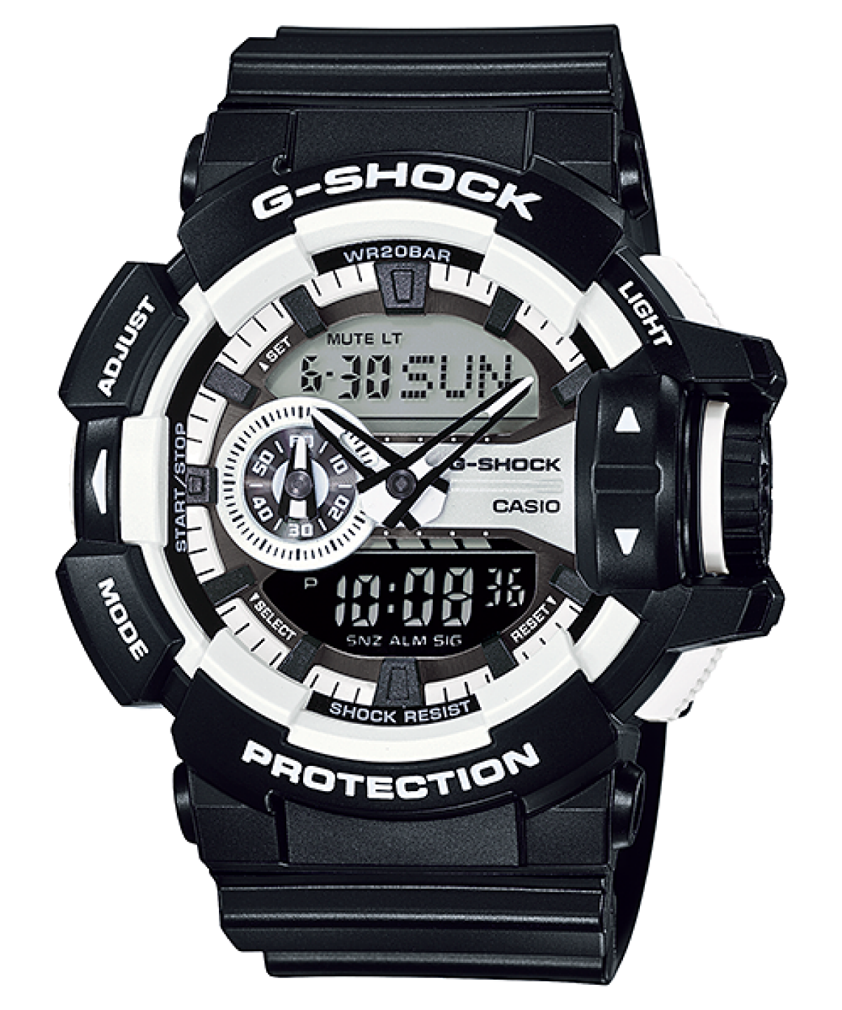 G-SHOCK GA-400-1A 手錶 黑色 #1