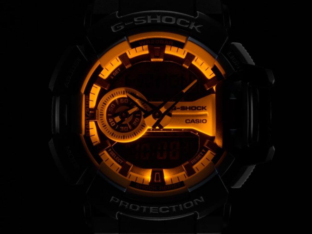 G-SHOCK GA-400-1A 手錶 黑色 #5