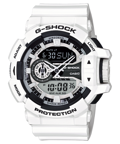 G-SHOCK GA-400-7A 手錶 白色 #1