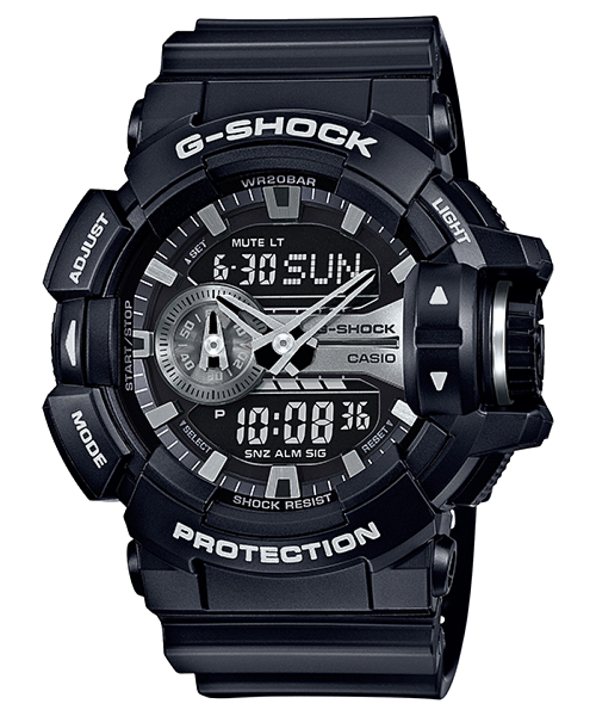 G-SHOCK GA-400GB-1A 手錶 黑色 #1
