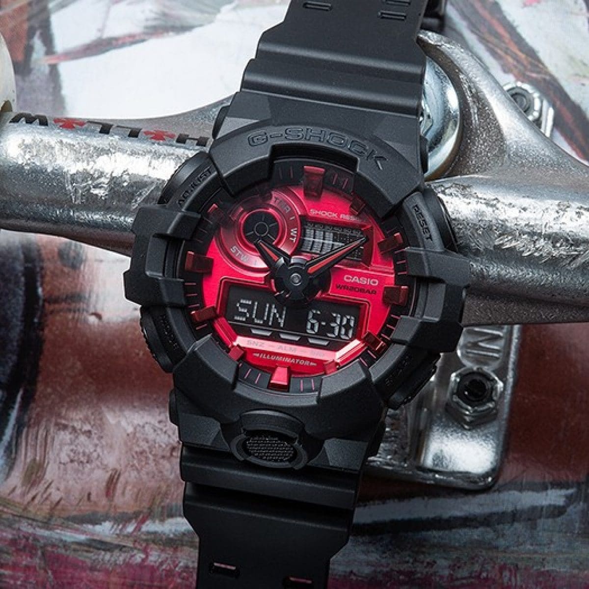 G-SHOCK GA-700AR-1A 手錶 黑色 #2