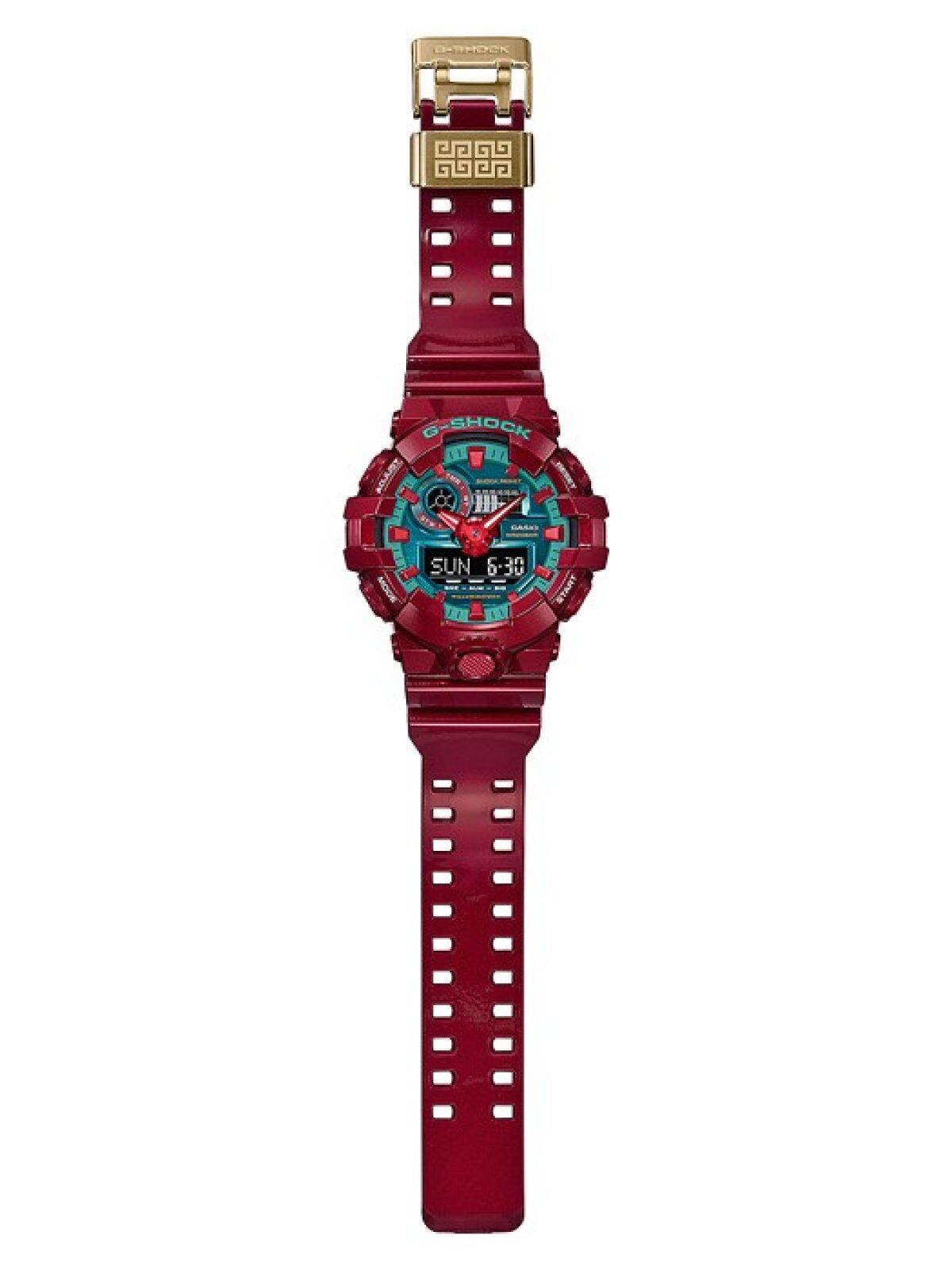 G-SHOCK GA-700DBR-4A 手錶 紅色 #2