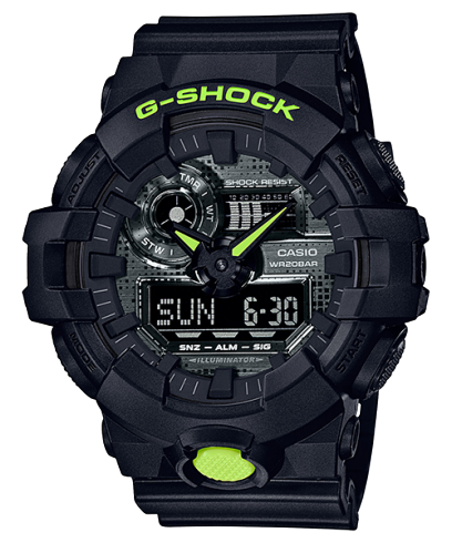 G-SHOCK GA-700DC-1A 手錶 黑色 #1