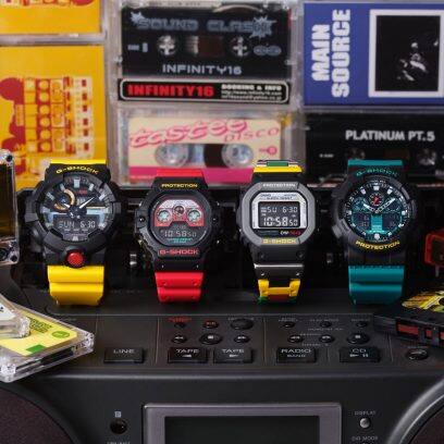From left: GA-700MT-1A9, DW-5900MT-1A4, DW-5610MT-1, GA-100MT-1A3 #4