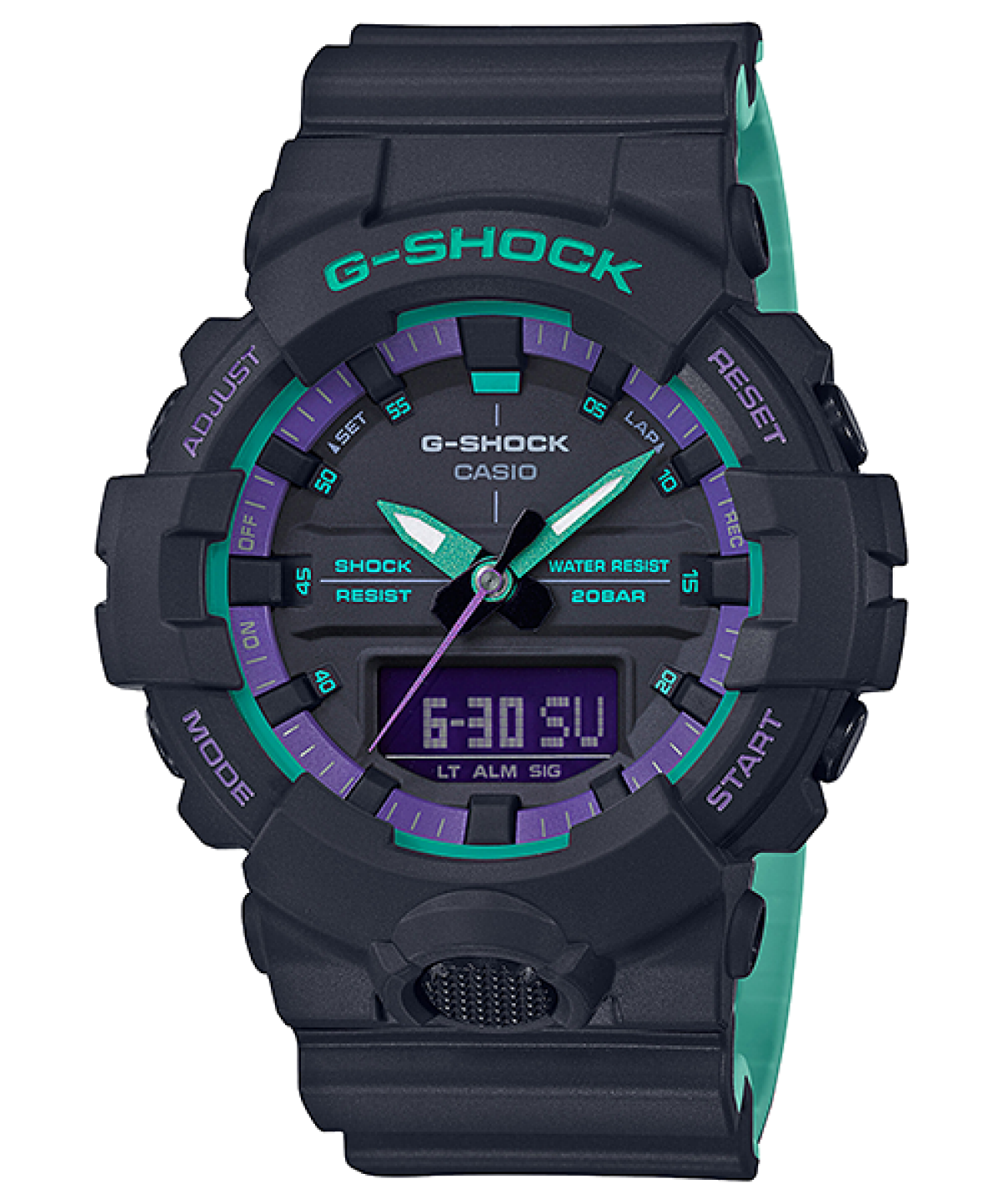 G-SHOCK GA-800BL-1A 手錶 黑色 #1