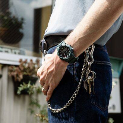 G-SHOCK GA-010-2A 手錶 藍色，淺藍 #11