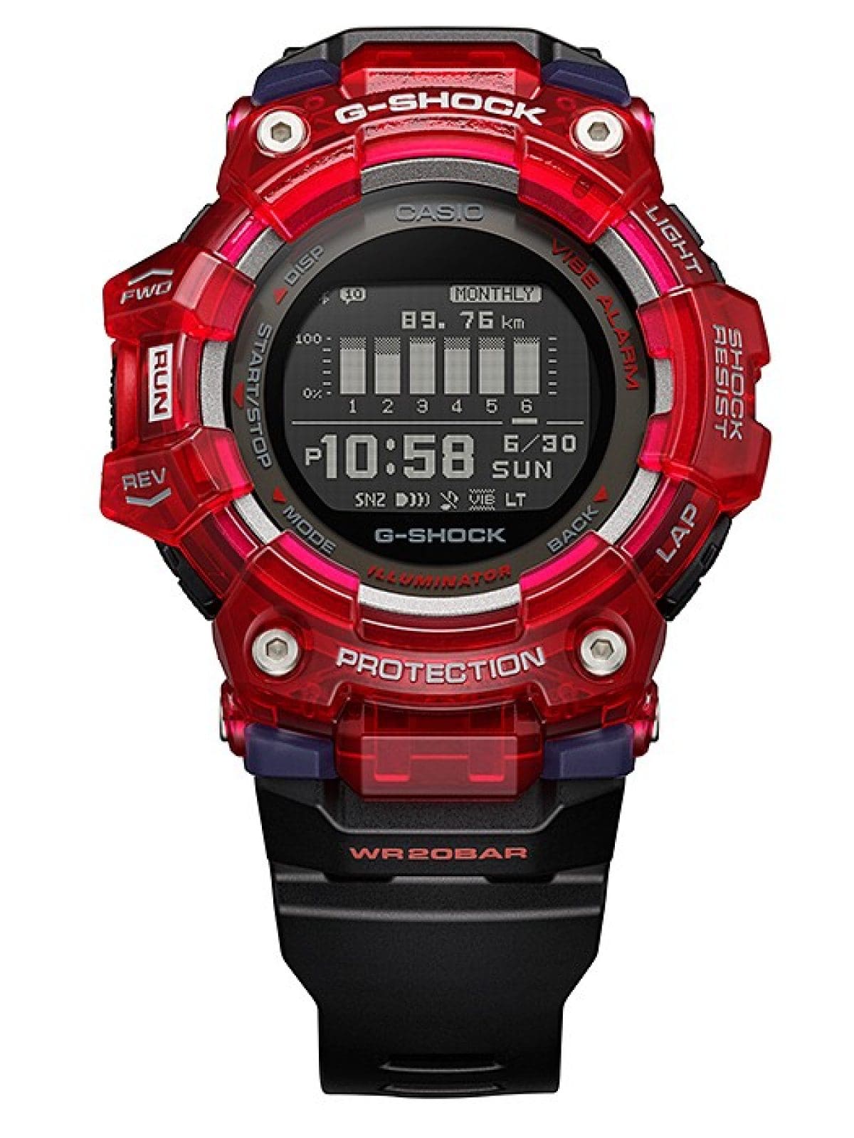 G-SHOCK GBD-100SM-4A1 手錶 透明色 #2
