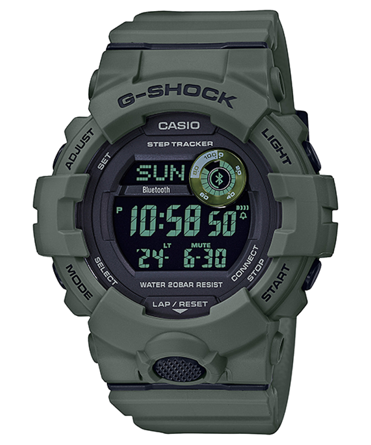 G-SHOCK GBD-800UC-3 手錶 綠色 #1