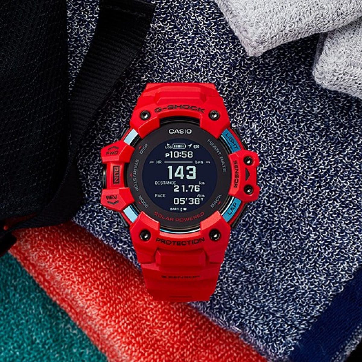 G-SHOCK GBD-H1000-4 手錶 紅色 #4