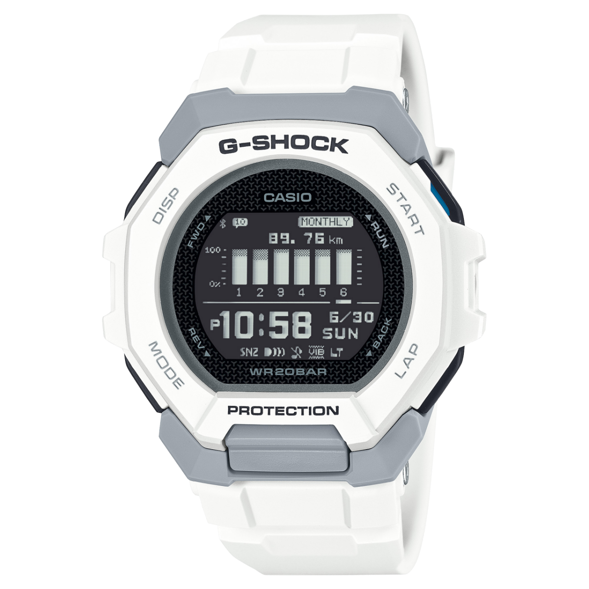 G-SHOCK GBD-300-7 手錶 白色 #1
