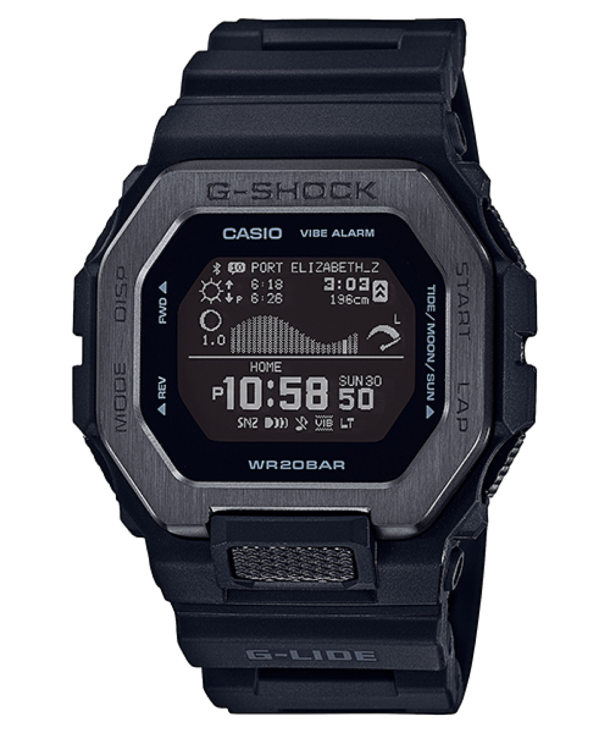 G-SHOCK GBX-100NS-1 手錶 黑色 #1