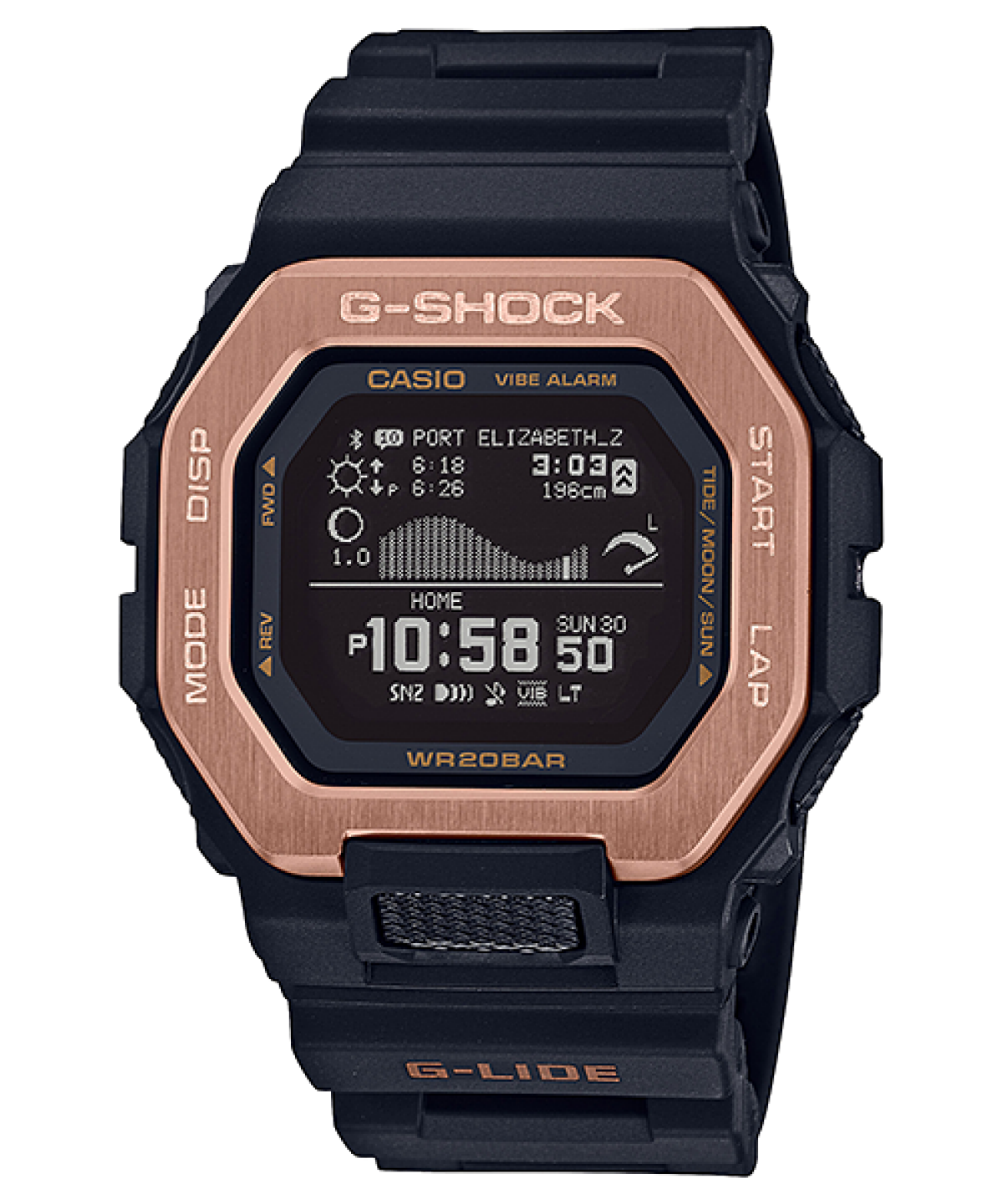 G-SHOCK GBX-100NS-4 手錶 玫瑰金 #1