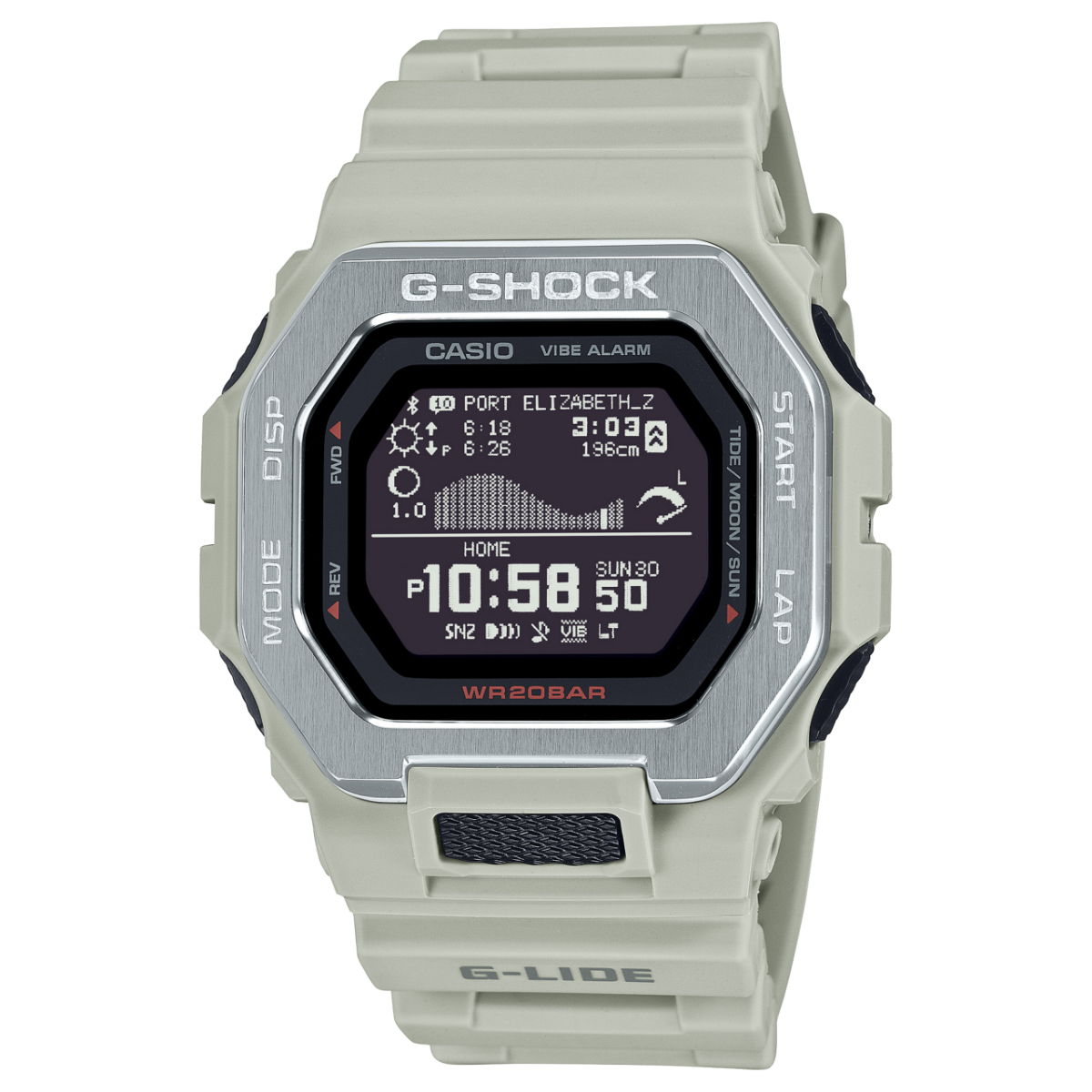 G-SHOCK GBX-100-8 手錶 銀色 #1