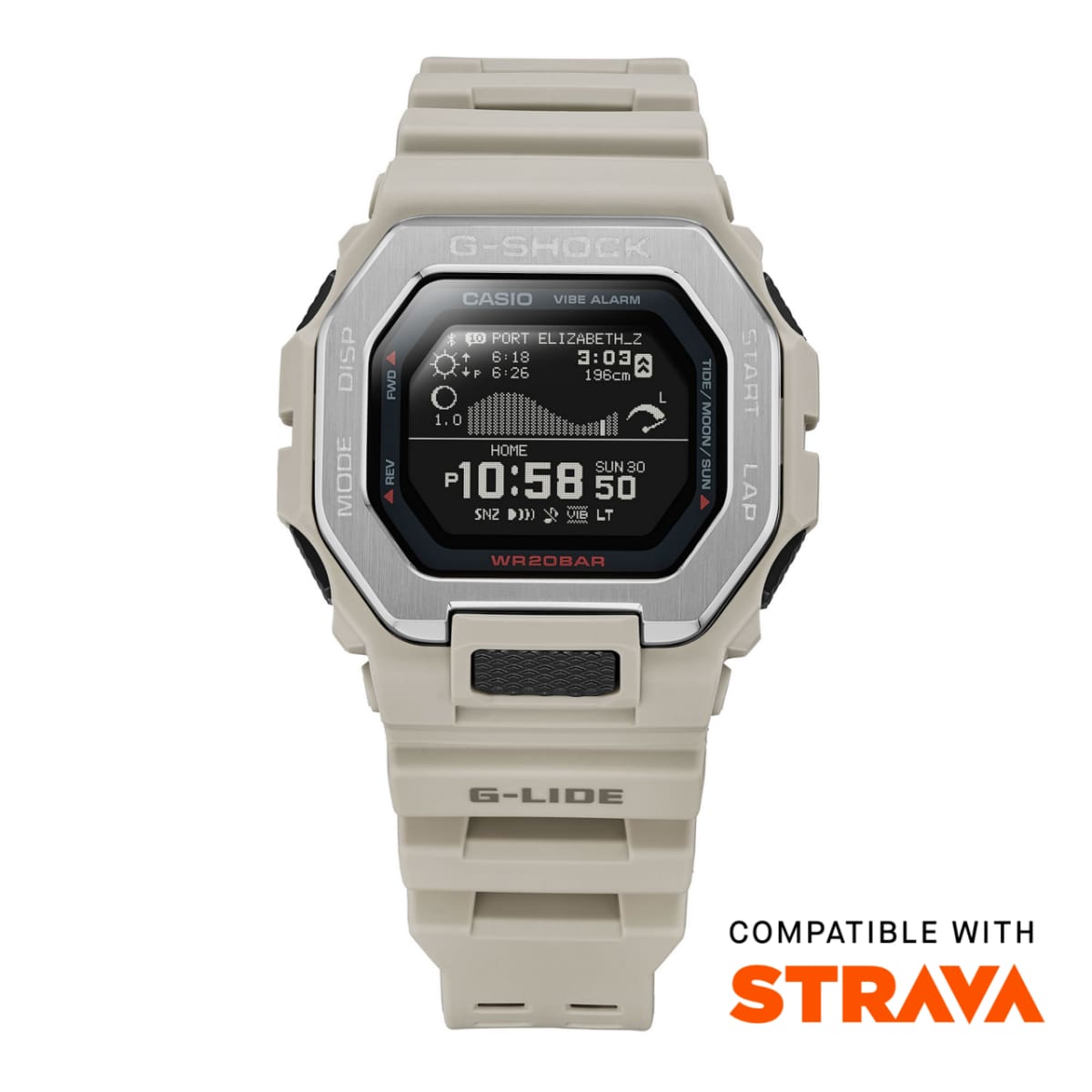G-SHOCK GBX-100-8 手錶 銀色 #2