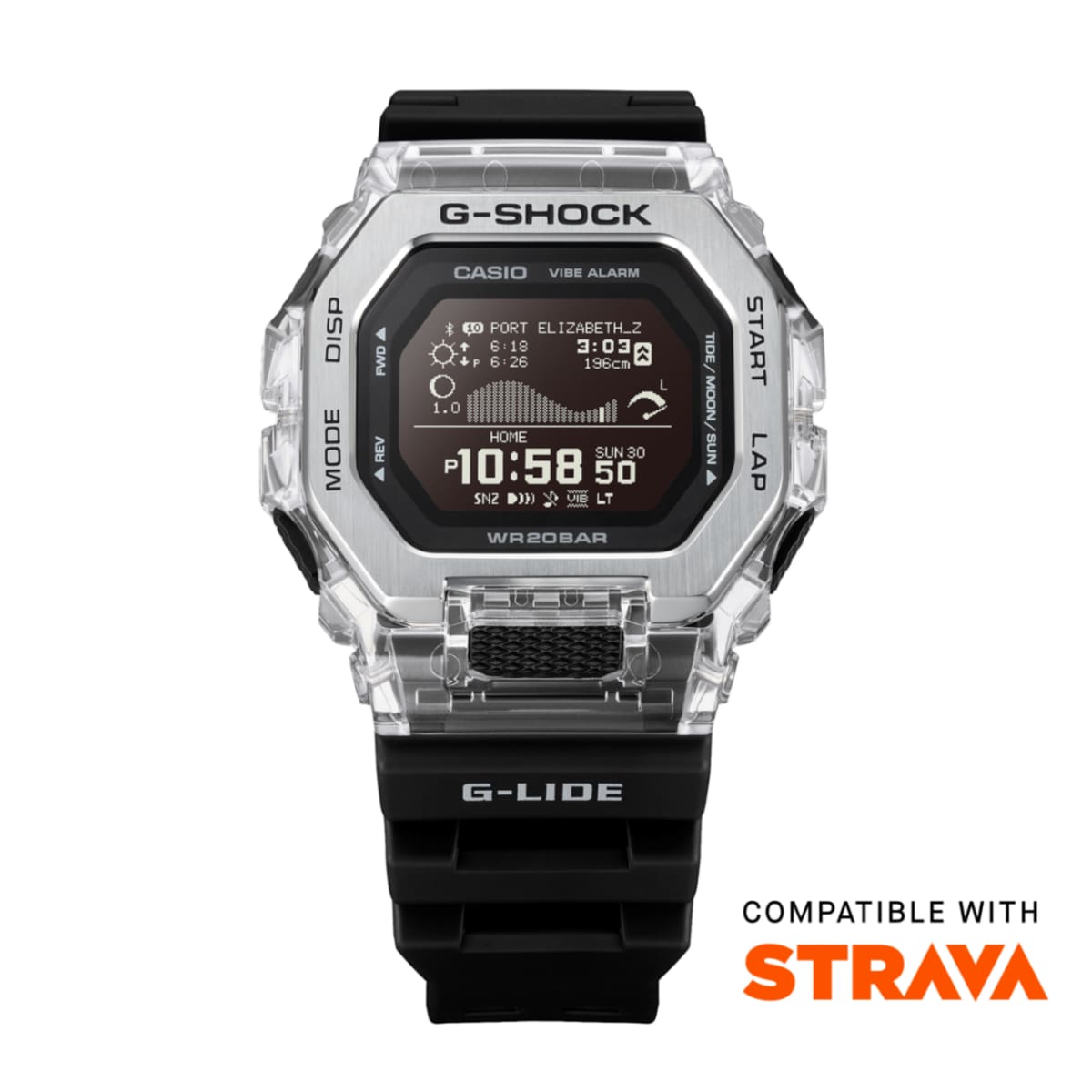 G-SHOCK GBX-100S-1 手錶 銀色 #2