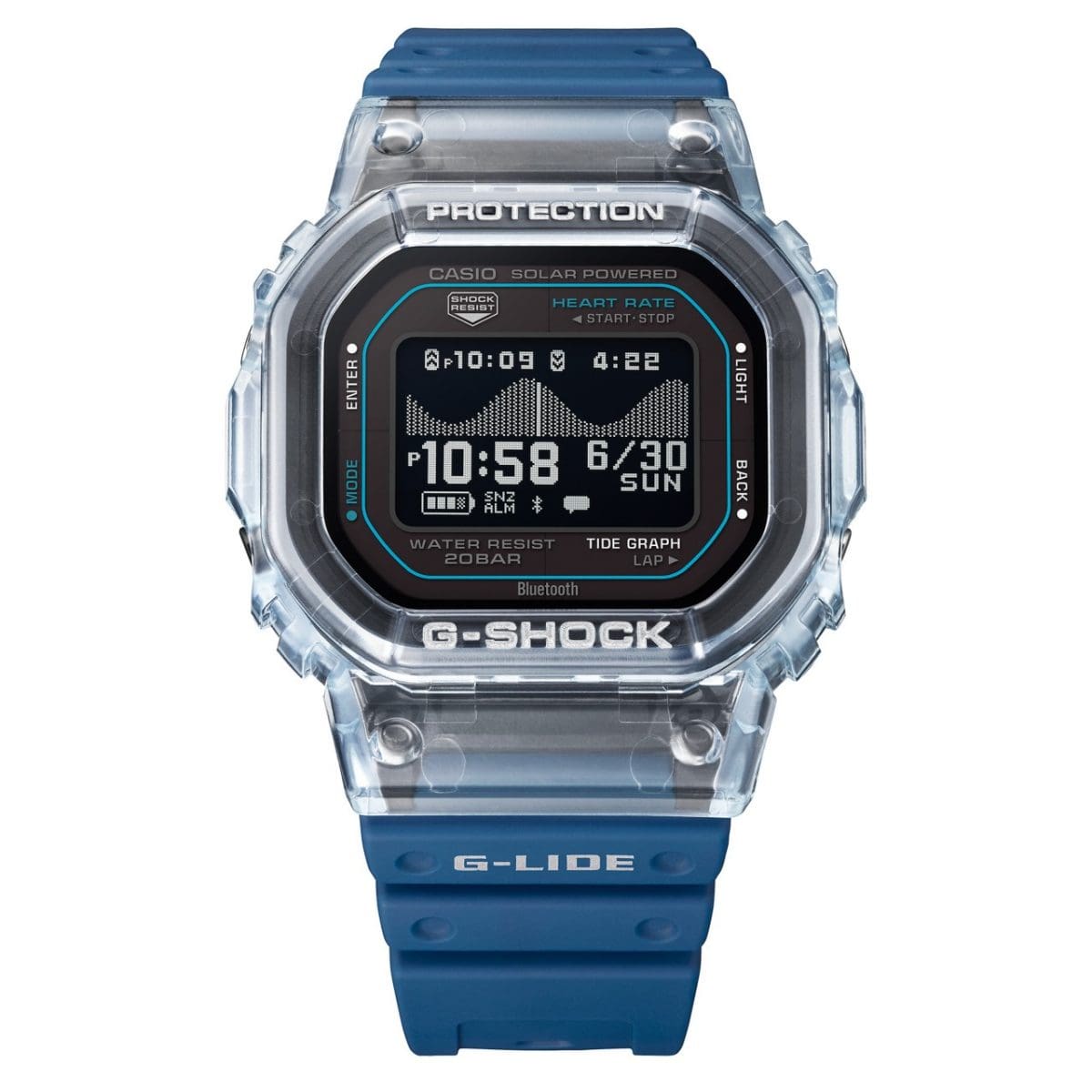 G-SHOCK GBX-H5600-2 手錶 透明色 #12