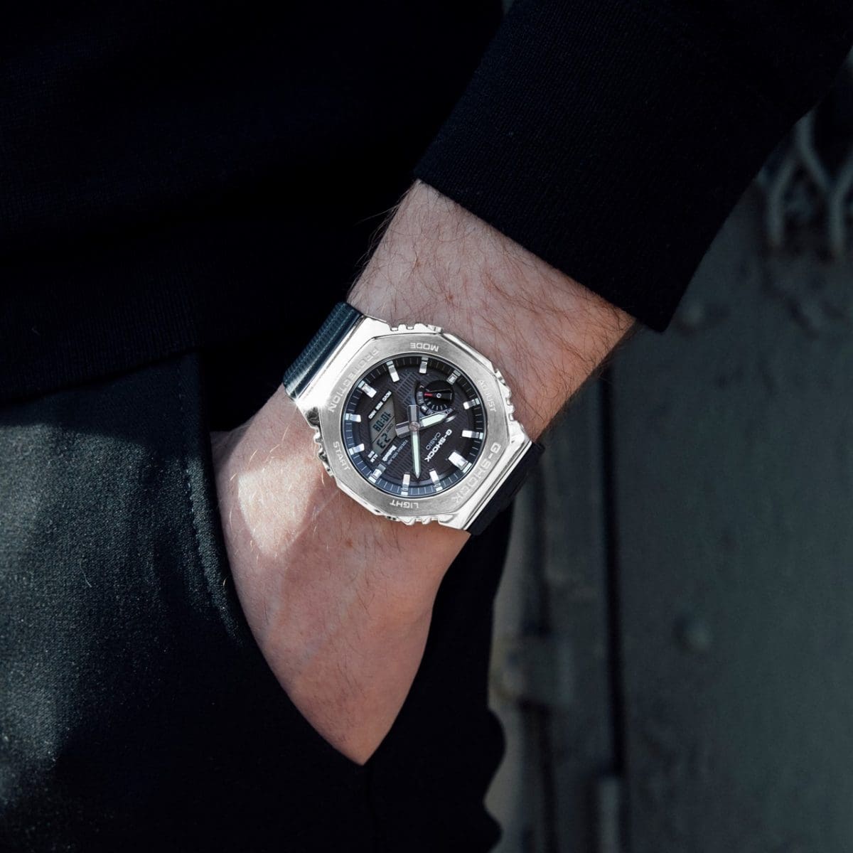 G-SHOCK GBM-2100-1A 手錶 銀色 #2