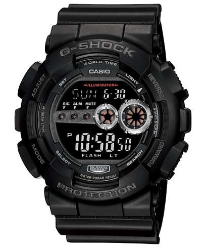 G-SHOCK GD-100-1B 手錶 黑色 #1
