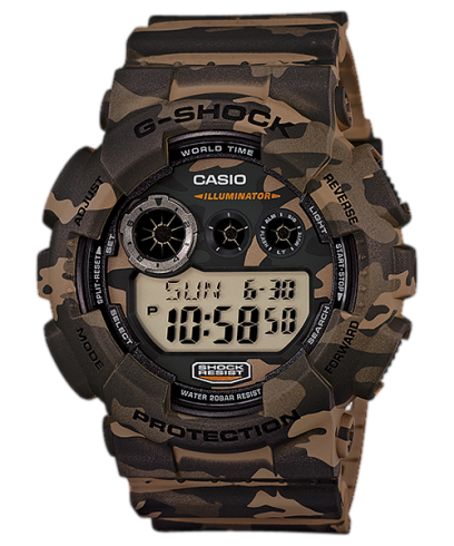 G-SHOCK GD-120CM-5 手錶 米色 #1