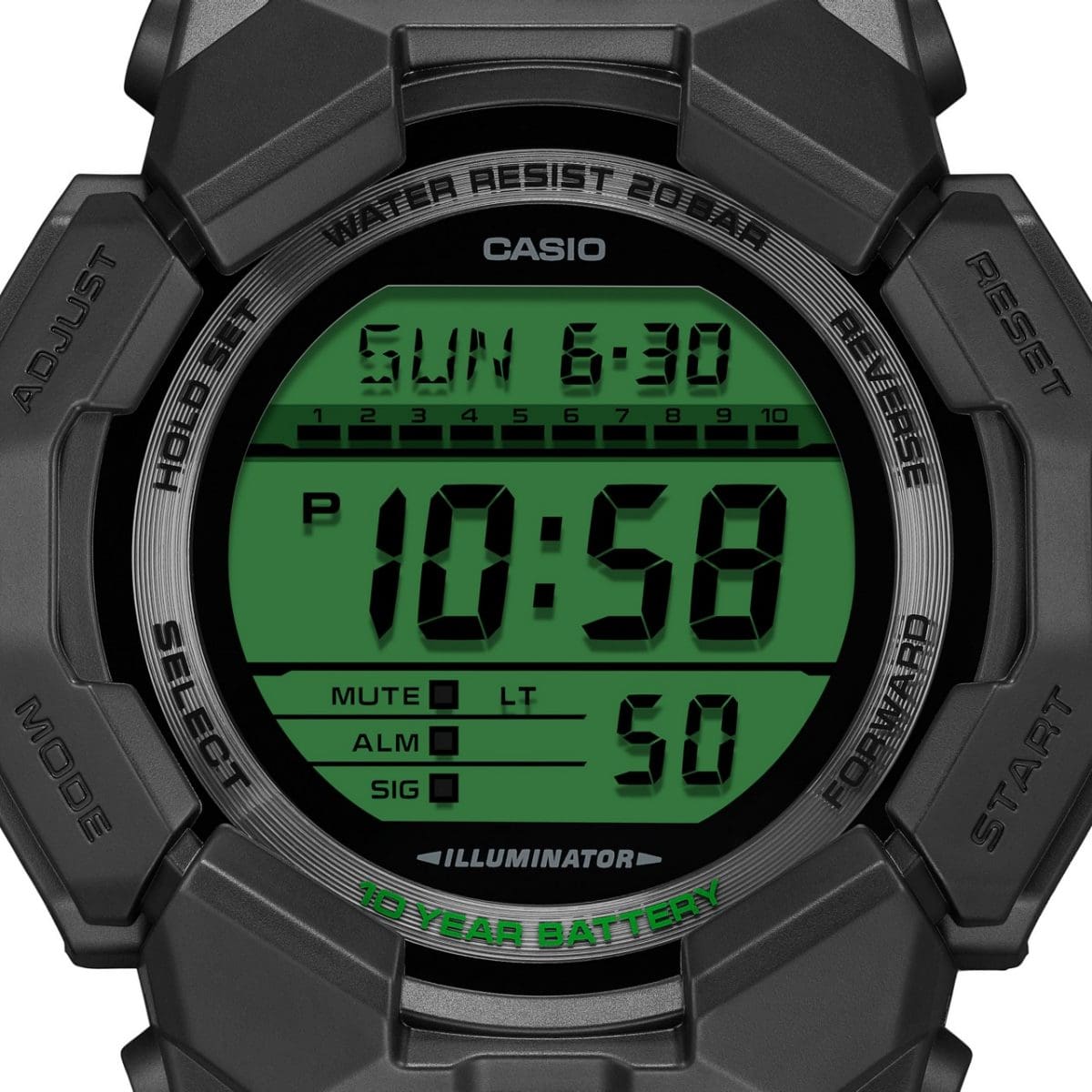 G-SHOCK GD-010BEG-1 手錶 黑色 #6