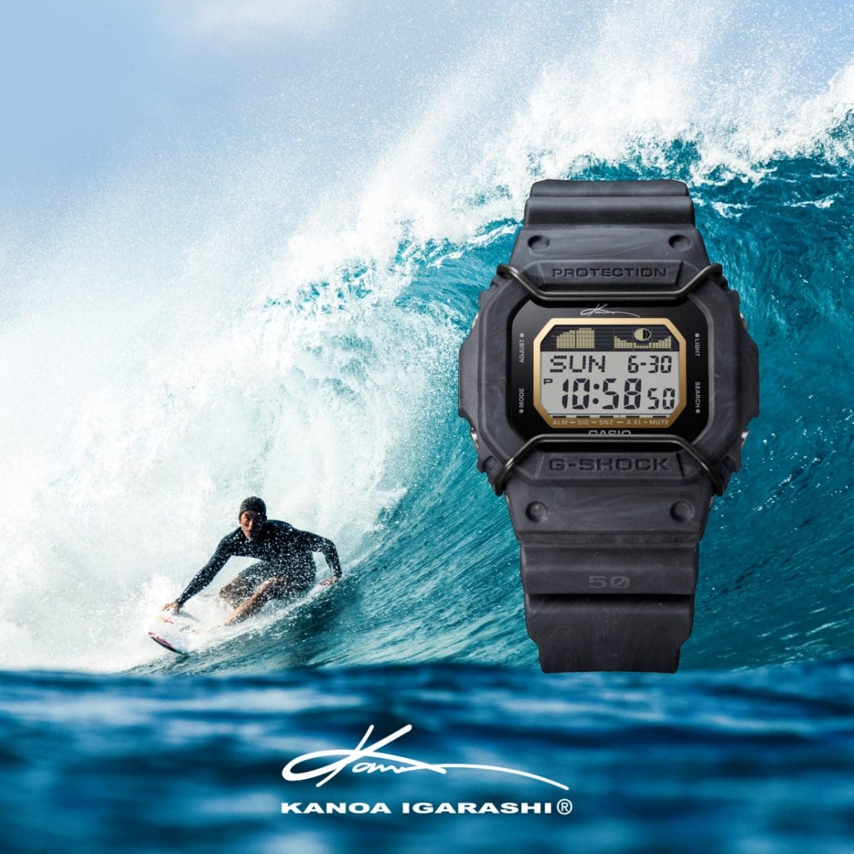 G-SHOCK GLX-5600KB-1 手錶 黑色 #2