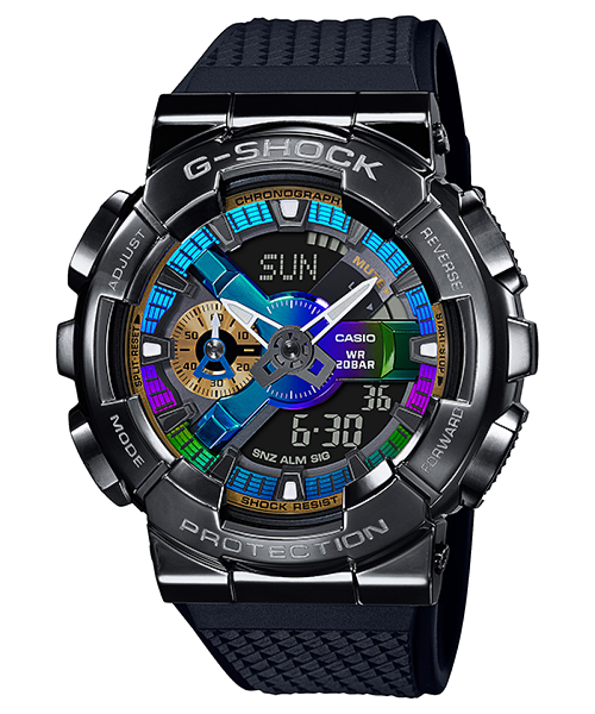 G-SHOCK GM-110B-1A 手錶 黑色 #1