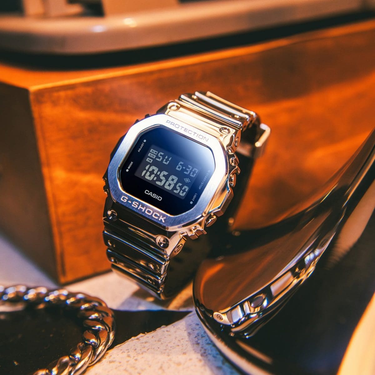 G-SHOCK GM-5600YM-8 手錶 銀色 #2