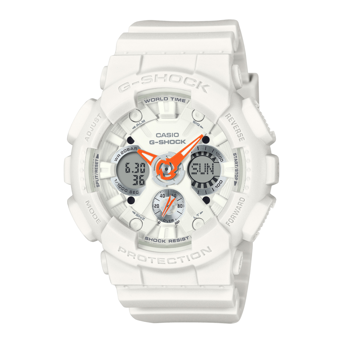 G-SHOCK GMA-S120SA-7A1 手錶 白色 #1