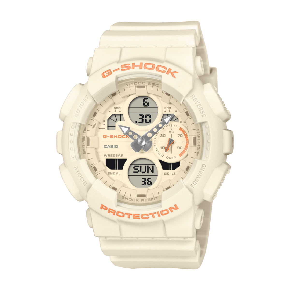 G-SHOCK GMA-S140-7A 手錶 白色 #1