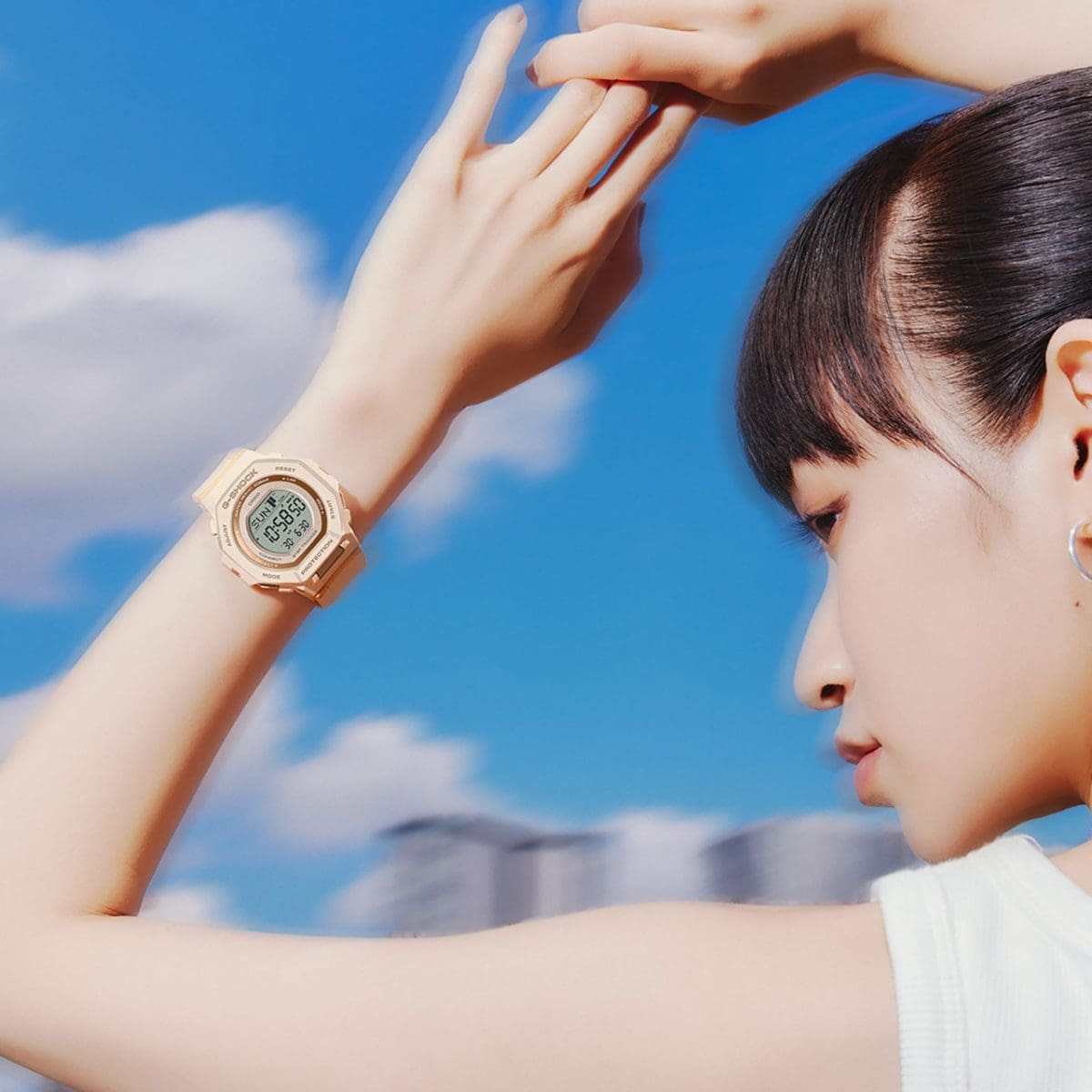 G-SHOCK GMD-B300-4 手錶 粉紅色 #9