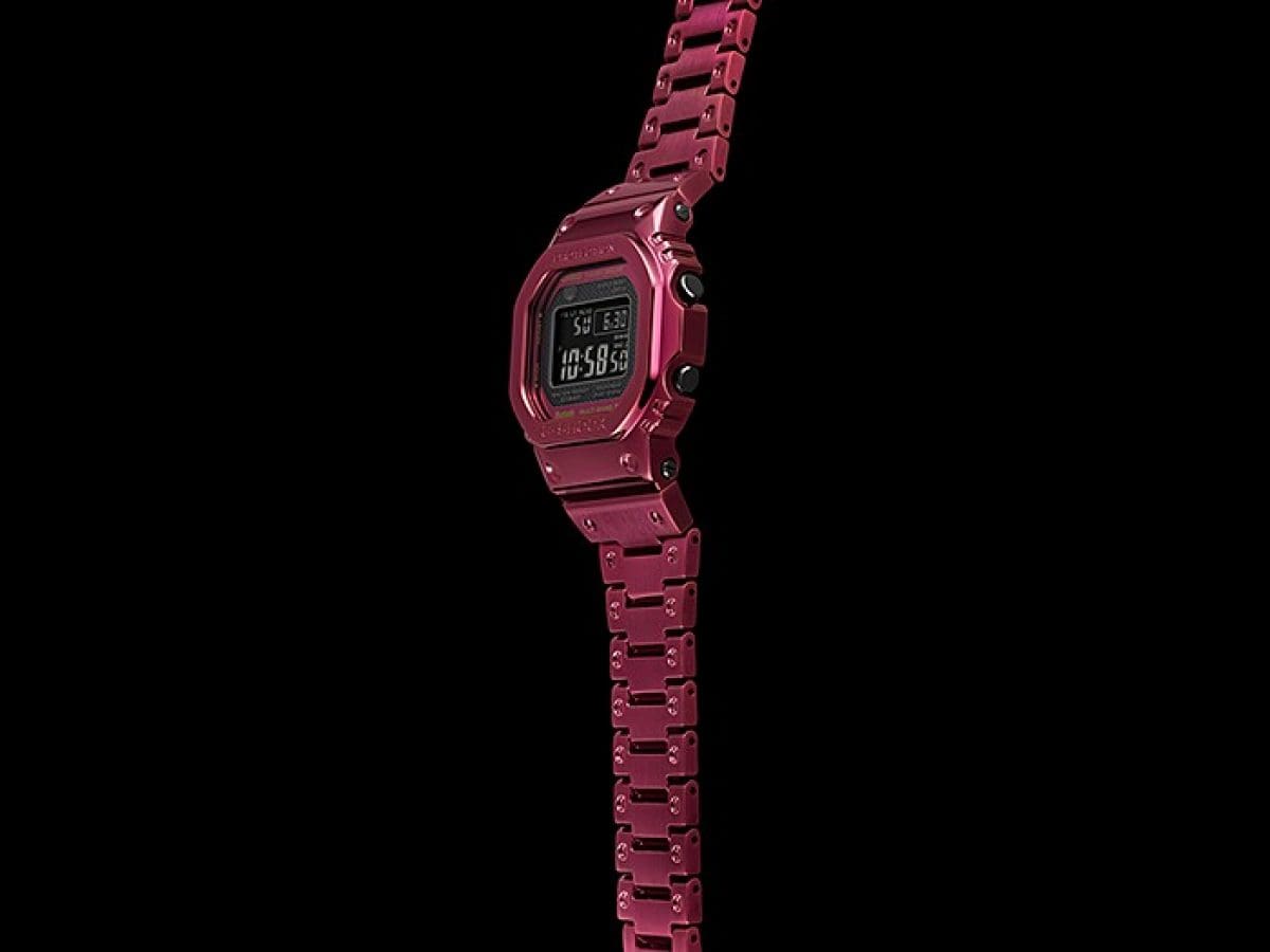 G-SHOCK GMW-B5000RD-4 手錶 紅色 #5