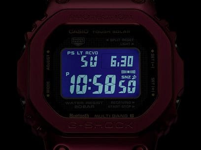 G-SHOCK GMW-B5000RD-4 手錶 紅色 #7