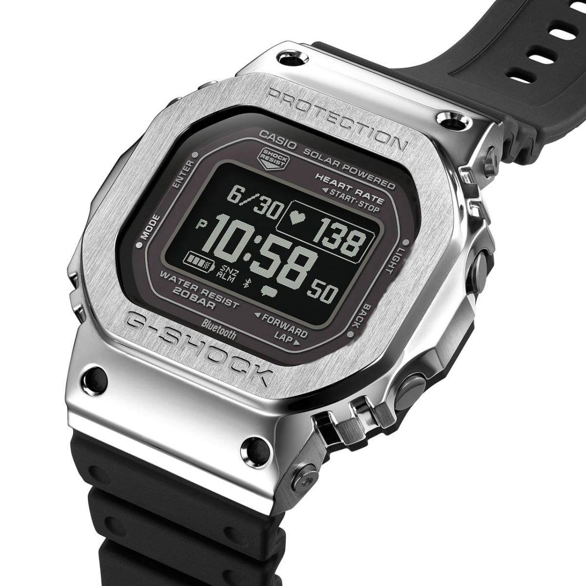 G-SHOCK GM-H5600-1 手錶 銀色 #4
