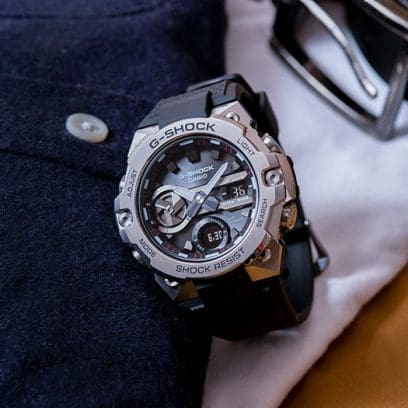 G-SHOCK GST-B400-1A 手錶 銀色 #9