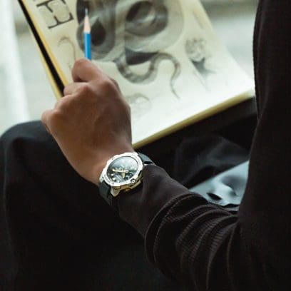 G-SHOCK GST-B400CX-1A 手錶 銀色 #3