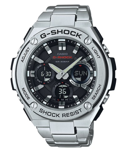 G-SHOCK GST-S110D-1A 手錶 銀色 #1