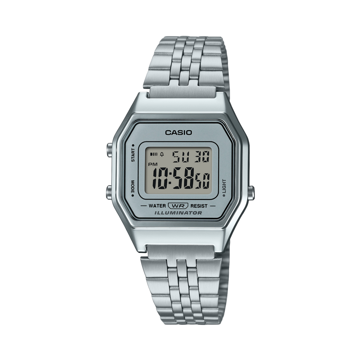 CASIO LA680WA-7 手錶 銀色 #1