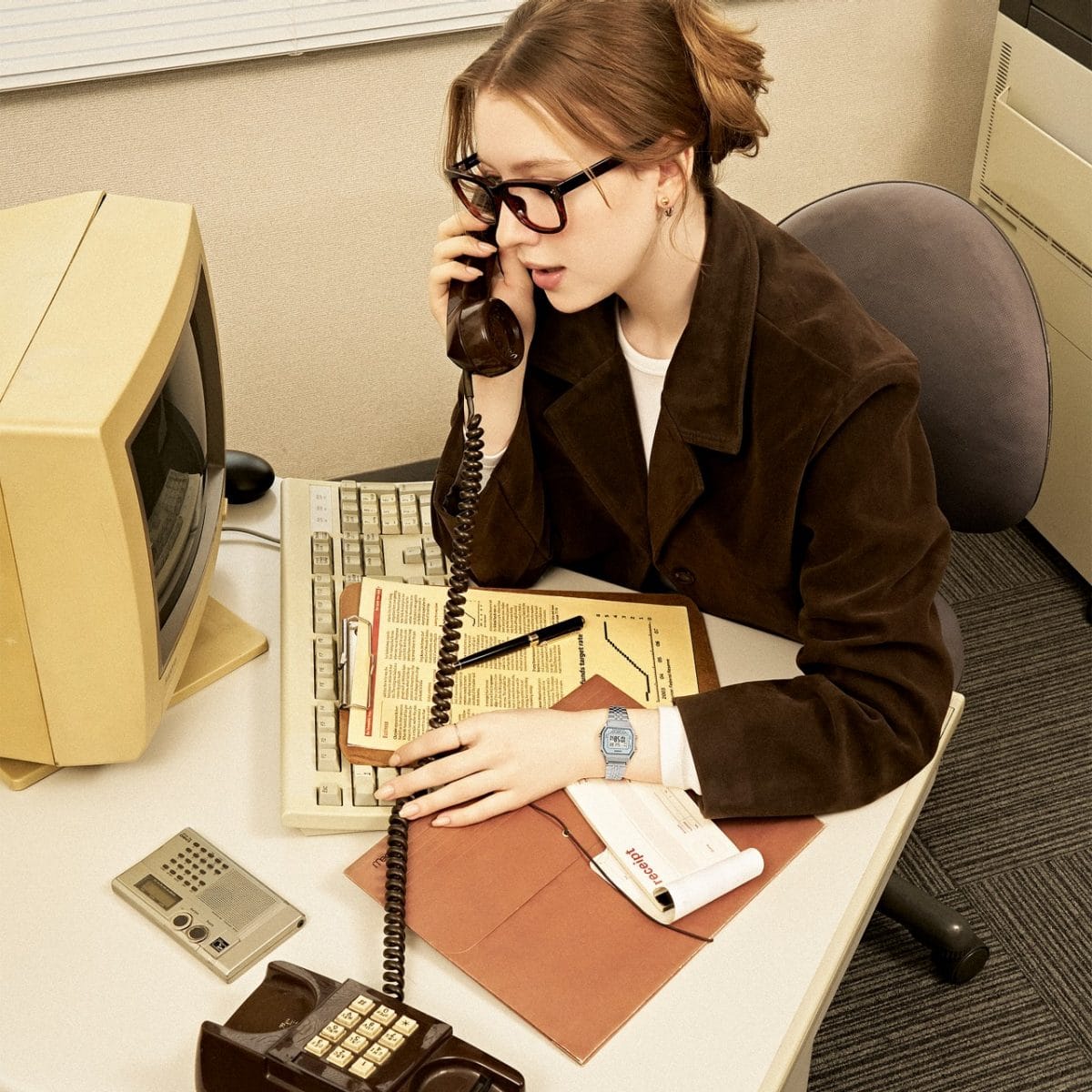 CASIO LA680WA-7 手錶 銀色 #3