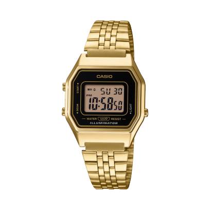 CASIO LA680WGA-1 手錶 金色 #1