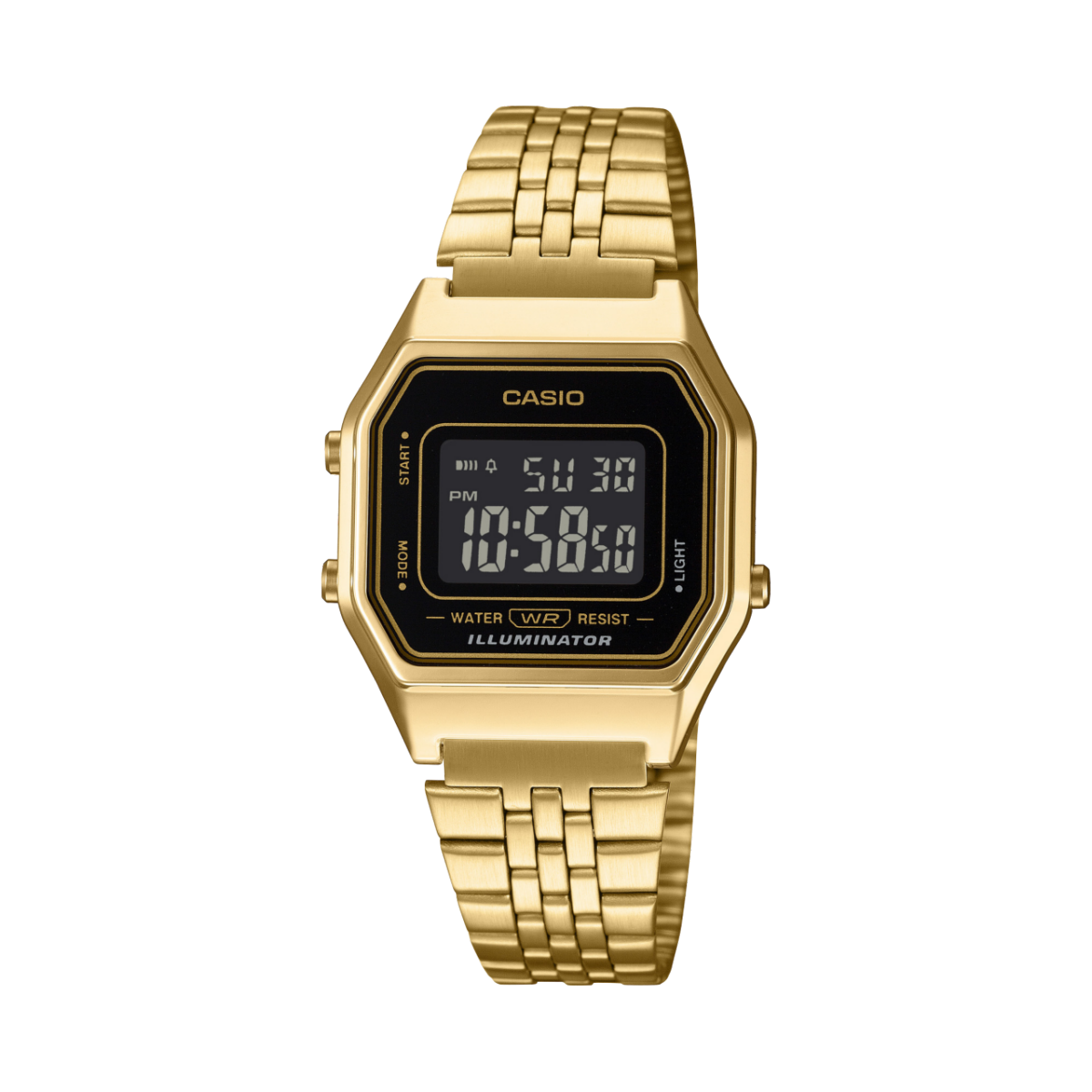 CASIO LA680WGA-1B 手錶 金色 #1