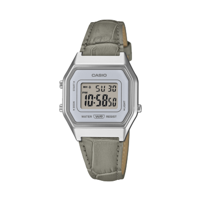CASIO LA680WEL-8A2 手錶 銀色 #1