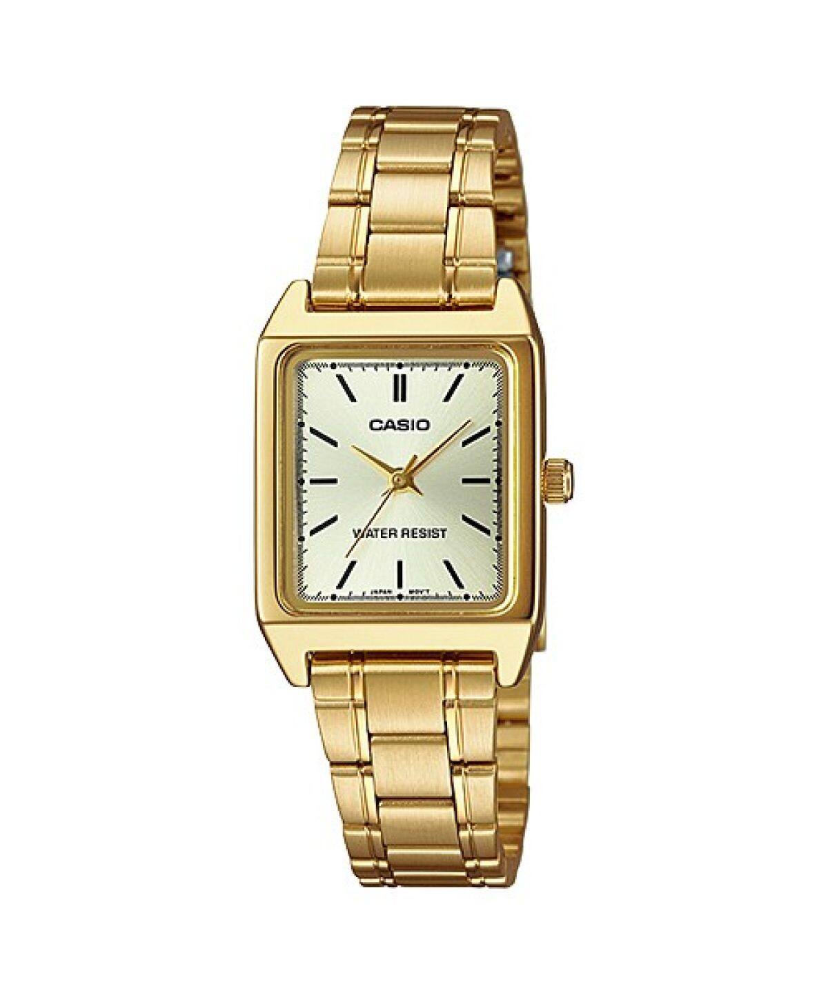 CASIO LTP-V007G-9E 手錶 金色 #1