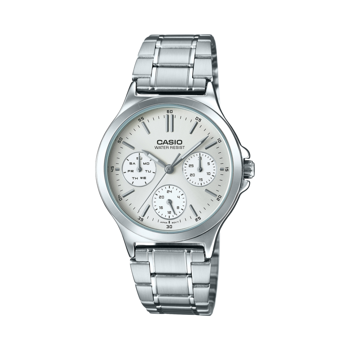CASIO LTP-V300D-7A 手錶 銀色 #1
