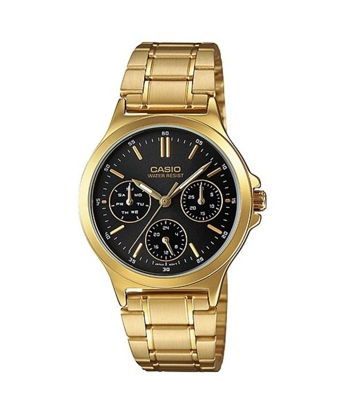 CASIO LTP-V300G-1A 手錶 金色 #1