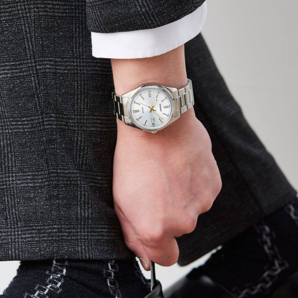 CASIO MTP-1302D-7A2V 手錶 銀色 #2